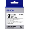 Картридж Epson LK-3WBW, Strong Adhesive, белый/черный, 9/9, (C53S653007) для LabelWorks