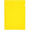 Папка-уголок пластиковая Durable А4+, толщина пластика 0,18 мм, прозрачная желтая