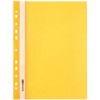 Папка пластиковая со скоросшивателем А4 Economix, толщина пластика 0,16 мм, желтая