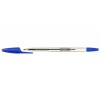 Ручка шариковая H-20, корпус прозрачный, стержень синий