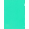 Папка-уголок пластиковая Lite А4, толщина пластика 0,10 мм, зеленая