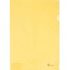 Папка-уголок пластиковая Forpus А4, толщина пластика 0,18 мм, прозрачная желтая