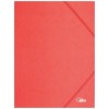 Папка картонная на резинке Forpus, плотность картона 400 г/м², красная