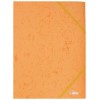Папка картонная на резинке Forpus, плотность картона 400 г/м², оранжевая
