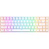 Клавиатура Royal Kludge RKG68 RGB (белый, RK Red)