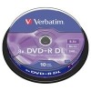 DVD+R диск Verbatim 8.5Gb 8x 43666 (10 шт.)